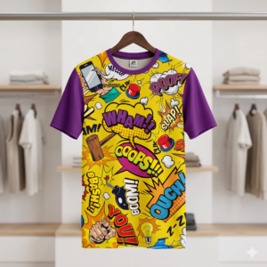 Camiseta técnica modelo Kapow (fullprint)
