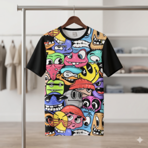 Camiseta técnica modelo Ratdom (fullprint)